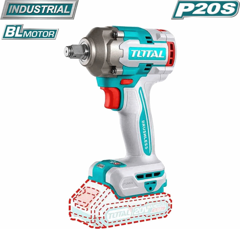 Набор электроинструмента Total TOSLI240863 (гайковерт, шлифмашина, фен, 2 АКБ, сумка) Набор электроинструмента Total TOSLI240863 (гайковерт, шлифмашина, фен, 2 АКБ, сумка)