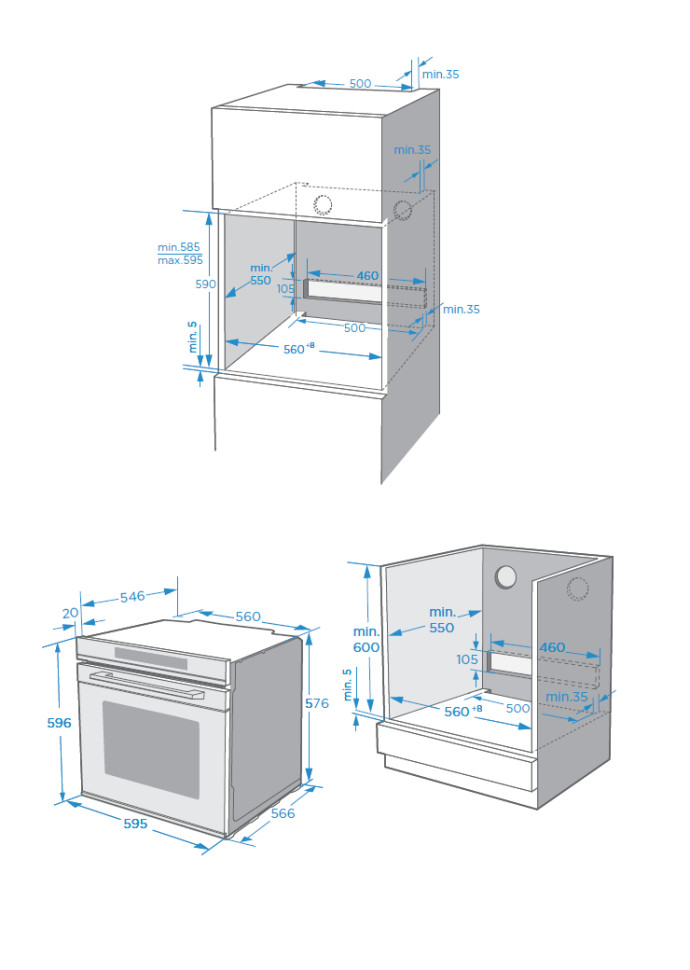 Духовой шкаф Weissgauff EOM 751 PDB Black Edition