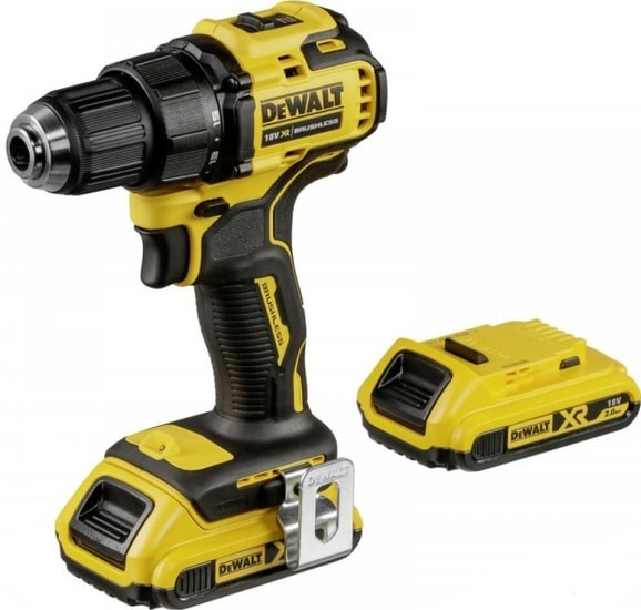 Дрель-шуруповерт DeWALT DCD708D2T-QW (с 2-мя АКБ, кейс) Дрель-шуруповерт DeWALT DCD708D2T-QW (с 2-мя АКБ, кейс)