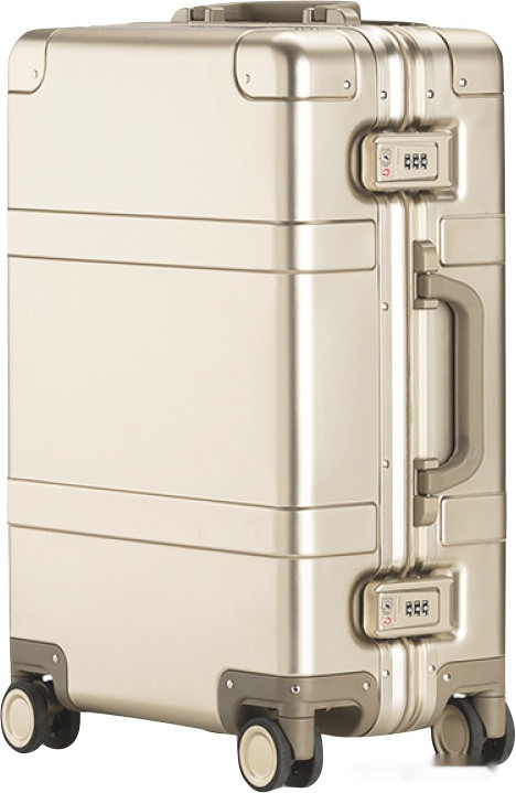 Чемодан-спиннер Ninetygo Metal Luggage 20" (золотистый)