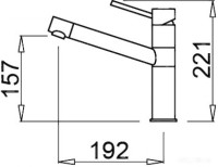 Смеситель Elleci Sava G62 Bianco Antico