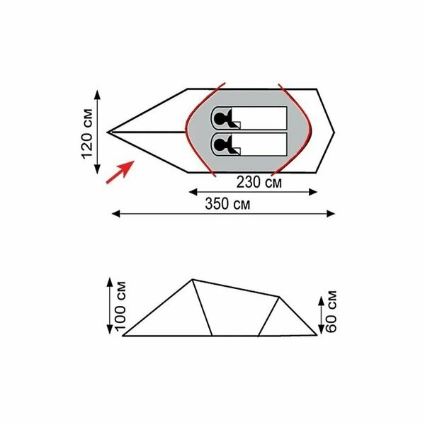 Палатка Tramp Bike 2 V2