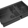 Кухонная мойка Zorg PVD 78-2-51 L GRAFIT 3мм Кухонная мойка Zorg PVD 78-2-51 L GRAFIT 3мм