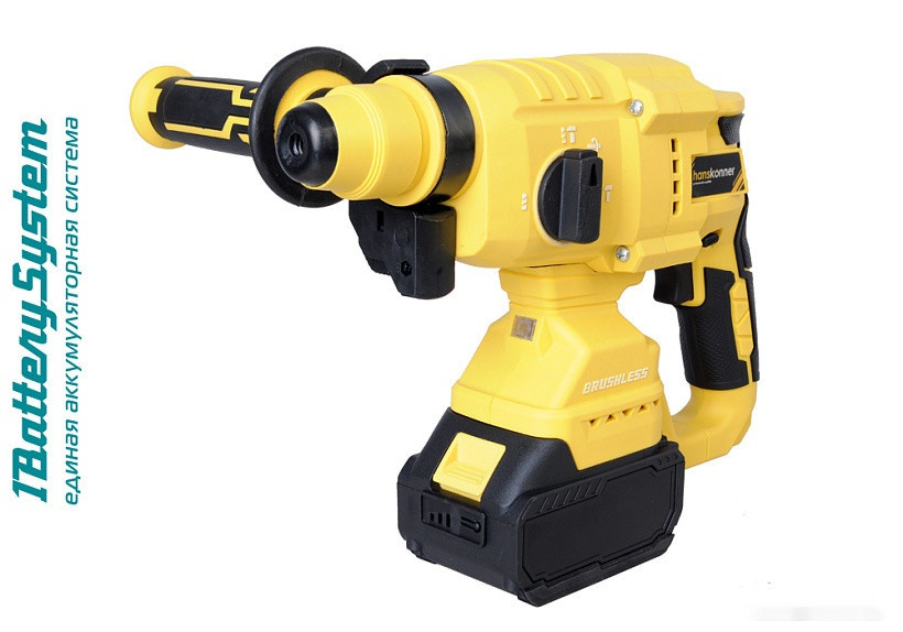 Перфоратор Hanskonner HRH2024BL (с 1-им АКБ, кейс) Перфоратор Hanskonner HRH2024BL (с 1-им АКБ, кейс)