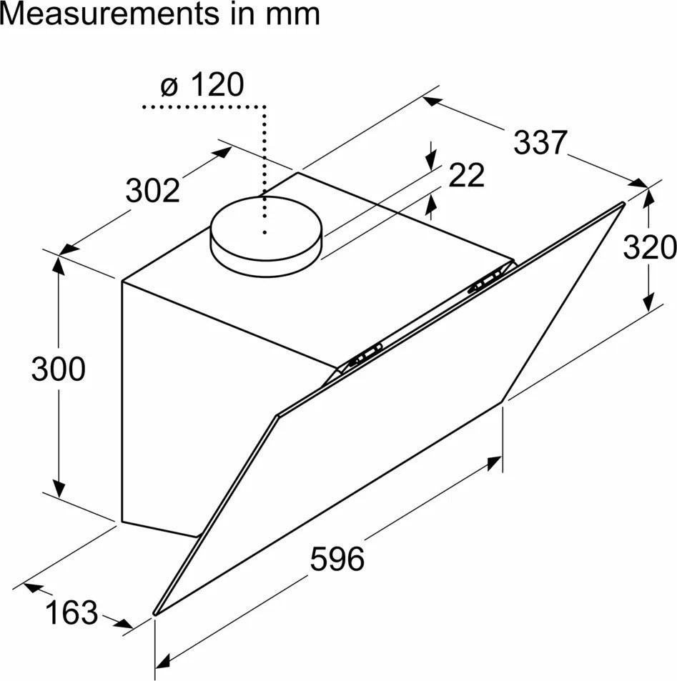 Вытяжка Bosch Serie 2 DWK64PJ60T Вытяжка Bosch Serie 2 DWK64PJ60T
