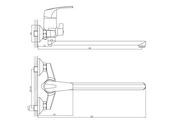 Смеситель Rossinka Silvermix D40-32