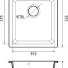 Кухонная мойка GranFest Practic GF-P505 (кашемир) Кухонная мойка GranFest Practic GF-P505 (кашемир)