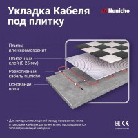 Теплый пол Nunicho Etalon SHS 80 м 1600 Вт