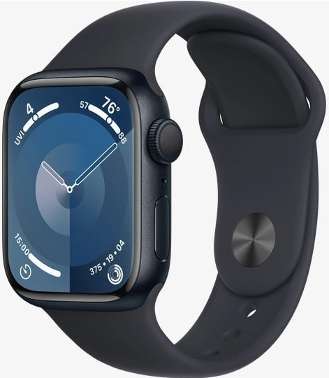 Умные часы Apple Watch Series 9 41 мм (темная ночь, браслет 1)