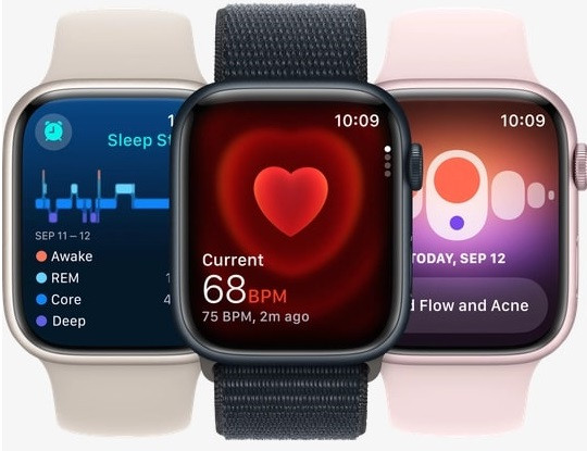 Умные часы Apple Watch Series 9 41 мм (темная ночь, браслет 1)