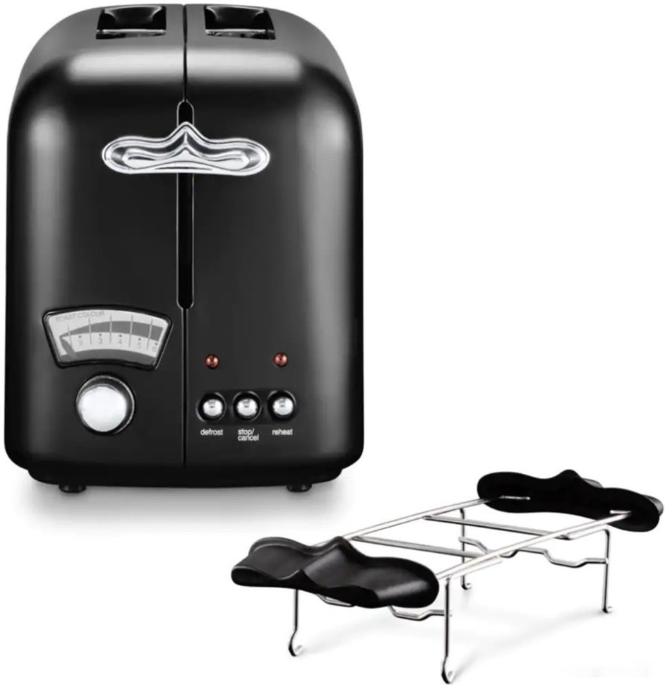Тостер Delonghi Argento Flora CT021.BK1 Тостер Delonghi Argento Flora CT021.BK1