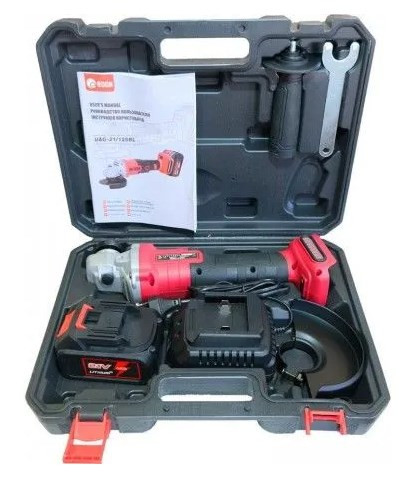 Угловая шлифмашина Edon UAG-21A (с 1-м АКБ, кейс) Угловая шлифмашина Edon UAG-21A (с 1-м АКБ, кейс)