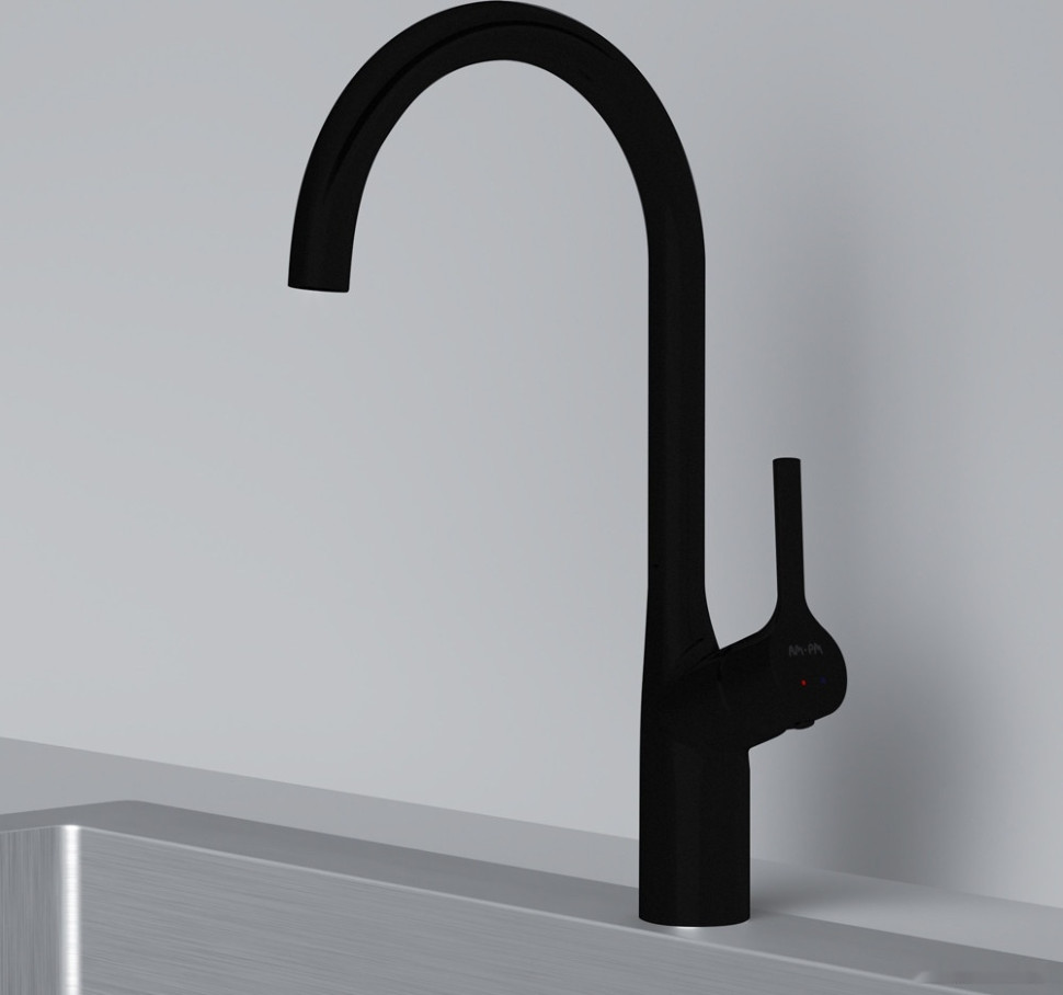 Смеситель Am.Pm Spike F9S07022 (черный)