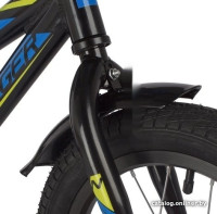 Детский велосипед Novatrack Dodger 14 (черный, 2024)