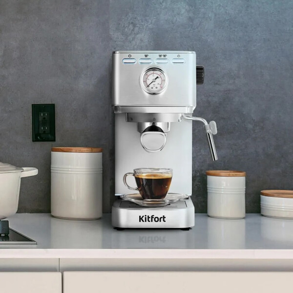 Рожковая кофеварка Kitfort KT-7254 Рожковая кофеварка Kitfort KT-7254