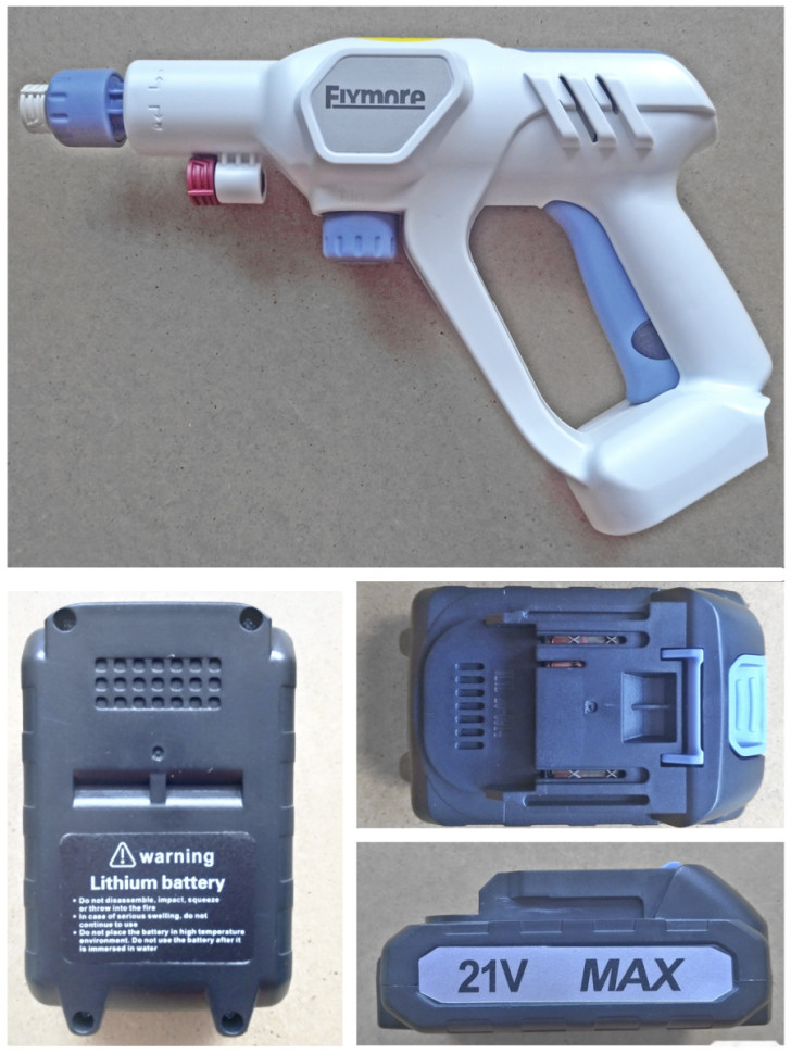 Мойка высокого давления Flymore XS RS775 (с 1-им АКБ) Мойка высокого давления Flymore XS RS775 (с 1-им АКБ)