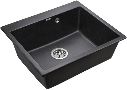 Кухонная мойка Paulmark Kante PM106052-BL черный Кухонная мойка Paulmark Kante PM106052-BL черный