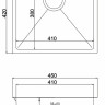 Кухонная мойка Mixline 548567 (бронза, 3 мм)