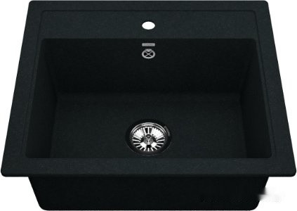 Кухонная мойка Vigro Vigronit VG204 150865 (обсидиан)
