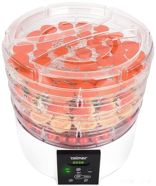 Сушилка для овощей и фруктов Zelmer ZFD1005 Сушилка для овощей и фруктов Zelmer ZFD1005