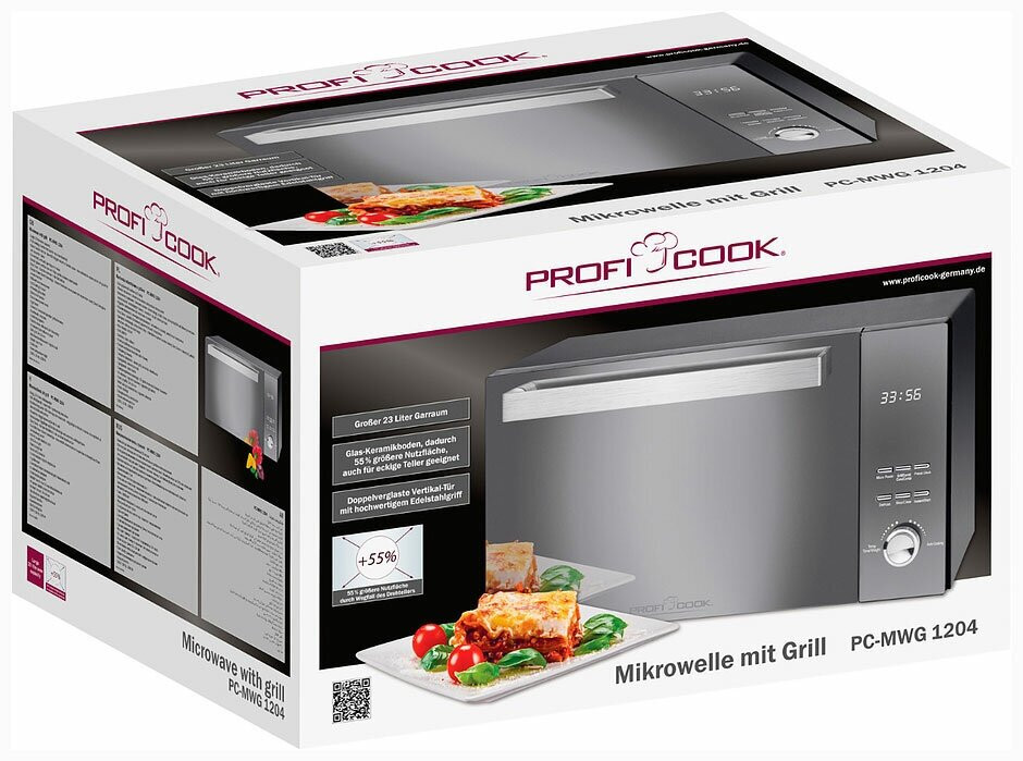 Микроволновая печь ProfiCook PC-MWG 1204 schwarz