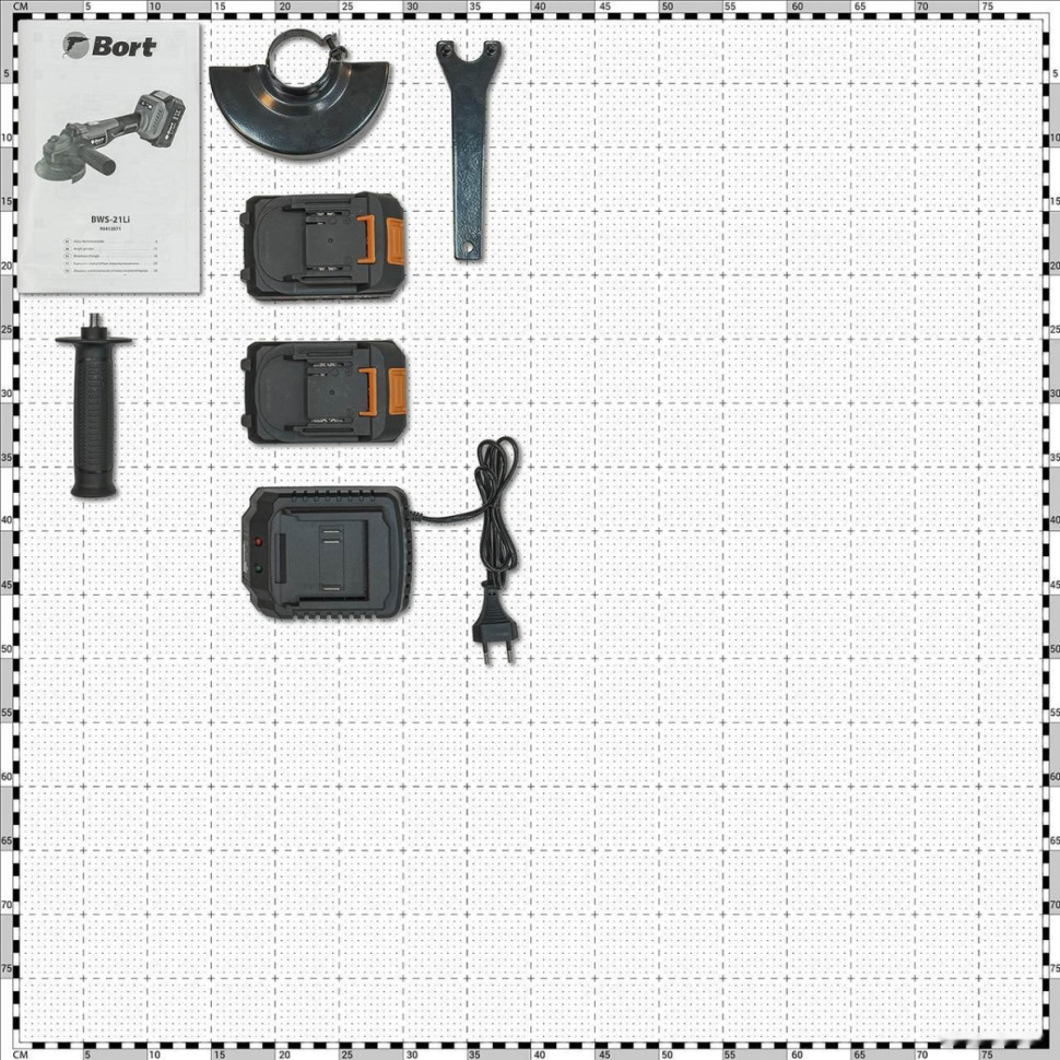 Угловая шлифмашина BORT BWS-21LI (с 2-мя АКБ, кейс) Угловая шлифмашина BORT BWS-21LI (с 2-мя АКБ, кейс)