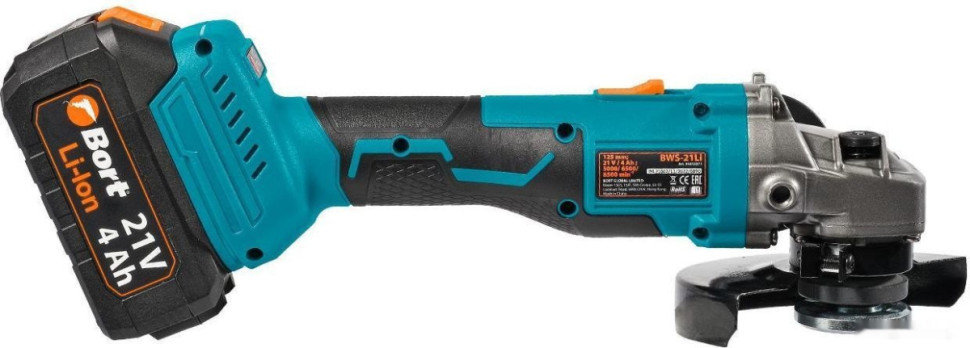 Угловая шлифмашина BORT BWS-21LI (с 2-мя АКБ, кейс) Угловая шлифмашина BORT BWS-21LI (с 2-мя АКБ, кейс)