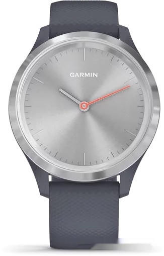 Гибридные умные часы Garmin Vivomove 3S (серебристый/синий)