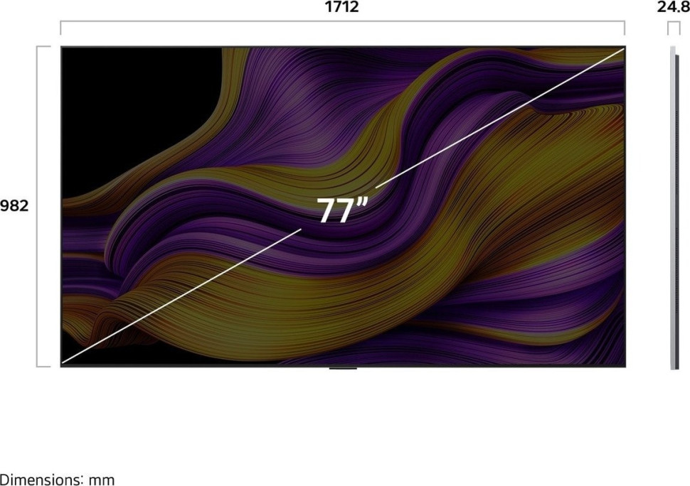 Телевизор LG OLED evo AI G5 OLED77G5RLA Телевизор LG OLED evo AI G5 OLED77G5RLA