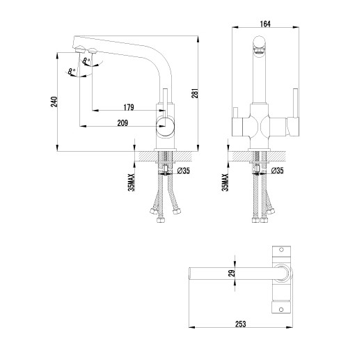 Смеситель Lemark Comfort LM3061C