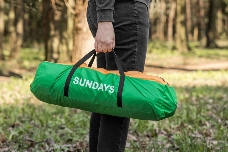 Палатка Sundays ZC-TT009-3P v2 (зеленый/желтый) Палатка Sundays ZC-TT009-3P v2 (зеленый/желтый)