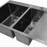 Кухонная мойка Stellar Decor S7850NB-2L-D (нано черный)