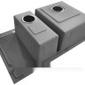 Кухонная мойка Stellar Decor S7850NB-2L-D (нано черный)
