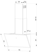 Вытяжка LEX Touch Eco 600 (белый)