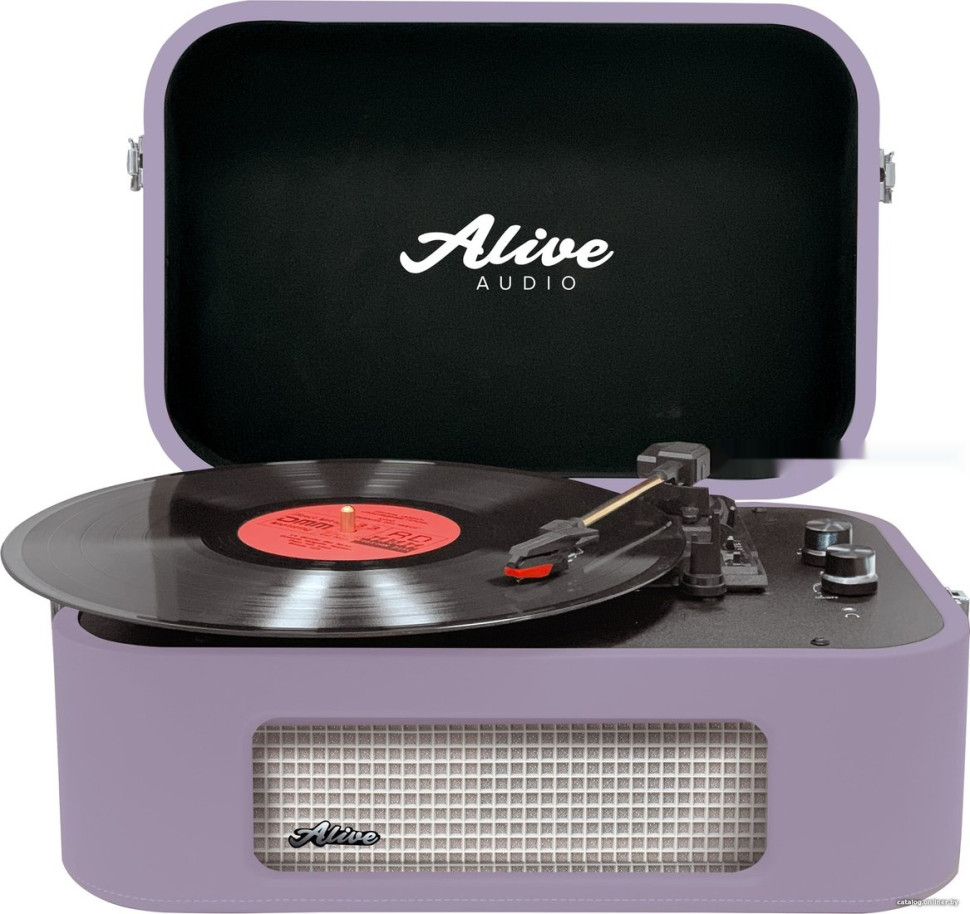 Виниловый проигрыватель Alive audio Stories (сиреневый)