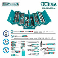 Универсальный набор инструментов Total THTCS121081 (108 предметов)