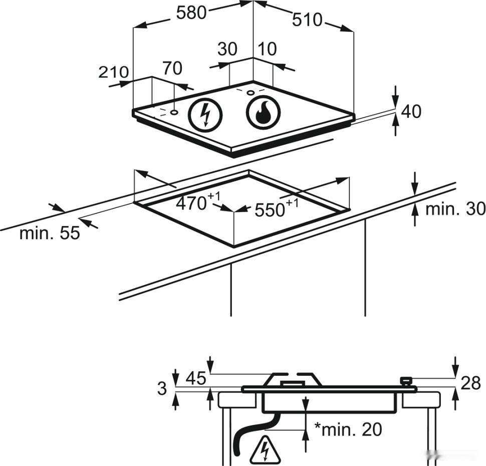 Варочная панель Electrolux KGG6407K Варочная панель Electrolux KGG6407K