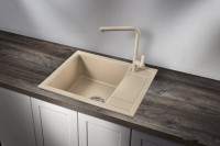 Кухонная мойка Granula GR-6002 (песочный)