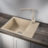 Кухонная мойка Granula GR-6002 (песочный)
