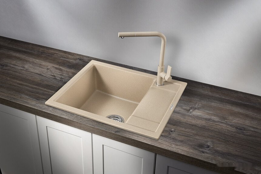 Кухонная мойка Granula GR-6002 (песочный)