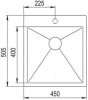 Кухонная мойка Zorg ZRN 5045 3 мм