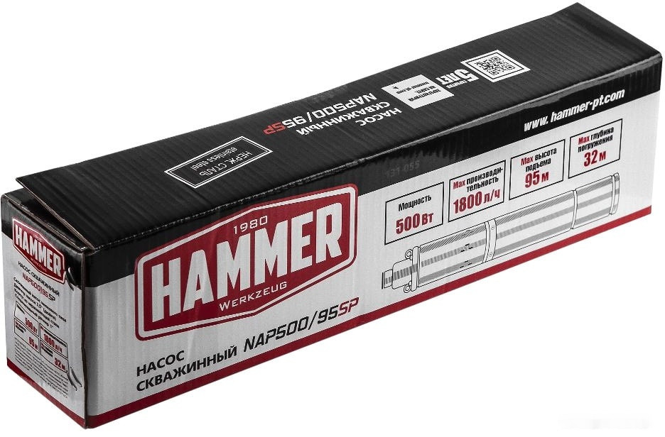 Скважинный насос Hammer NAP500/95SP Скважинный насос Hammer NAP500/95SP