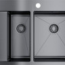 Кухонная мойка Omoikiri Akisame 78-2-GM-L Кухонная мойка Omoikiri Akisame 78-2-GM-L