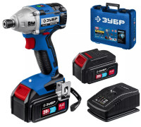 Винтоверт ЗУБР Профессионал GVB-250-42 (с 2-мя АКБ 4 Ач, кейс)