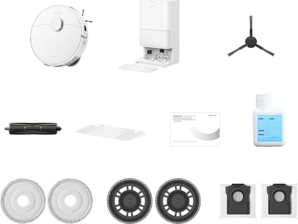 Робот-пылесос Dreame Robot Vacuum L40 Ultra CE White RLD52SE (евровилка, белый) Робот-пылесос Dreame Robot Vacuum L40 Ultra CE White RLD52SE (евровилка, белый)
