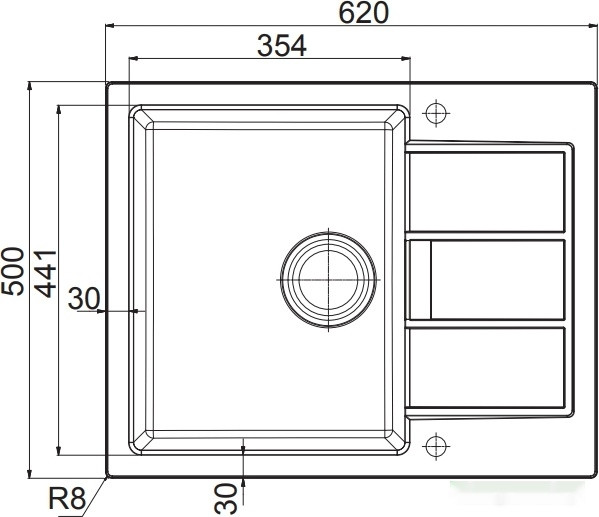 Кухонная мойка Franke Sirius SID 611-62/44 (белый)