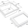 Кухонная мойка Paulmark Kante PM106052-BLM Кухонная мойка Paulmark Kante PM106052-BLM