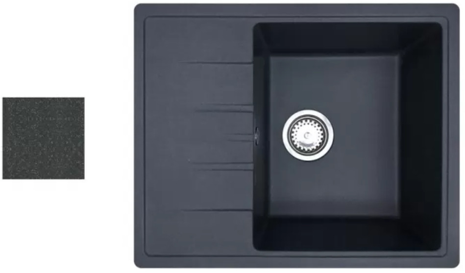 Кухонная мойка БелЭворс Mila R (антрацит)