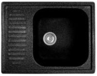 Кухонная мойка GranFest GF-S645L (черный)