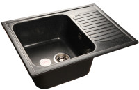 Кухонная мойка GranFest GF-S645L (черный)